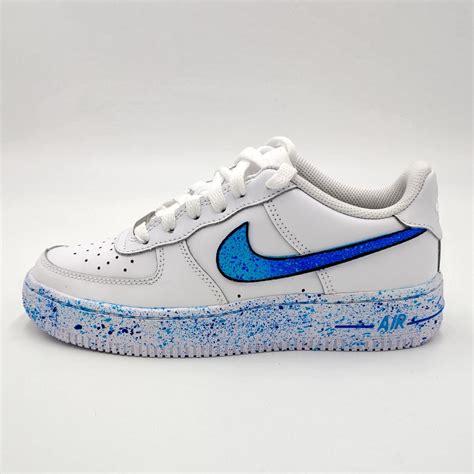 blauwe nike air force